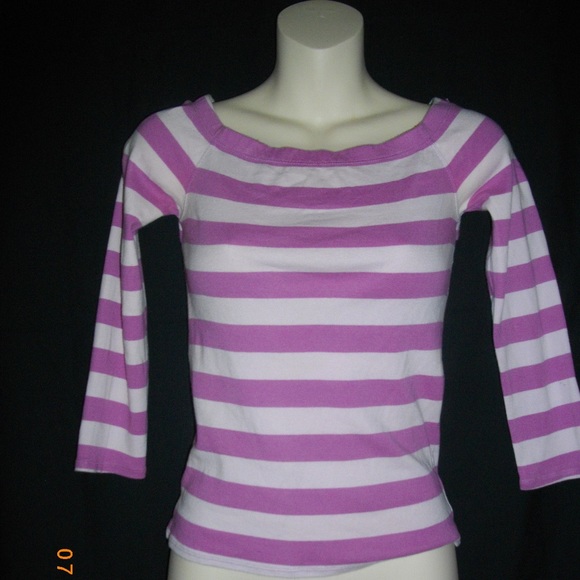 Violet Light Pink A/X Armani Exchange Small Top -- Final Price - Picture 1 of 8